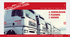 Desktop Screenshot of hans-luger-trans.at