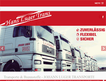 Tablet Screenshot of hans-luger-trans.at